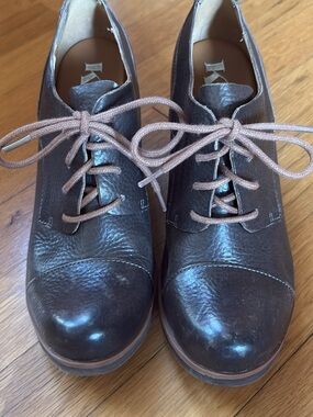 Kirk-ease Leather Oxford Lace-Up Shoes